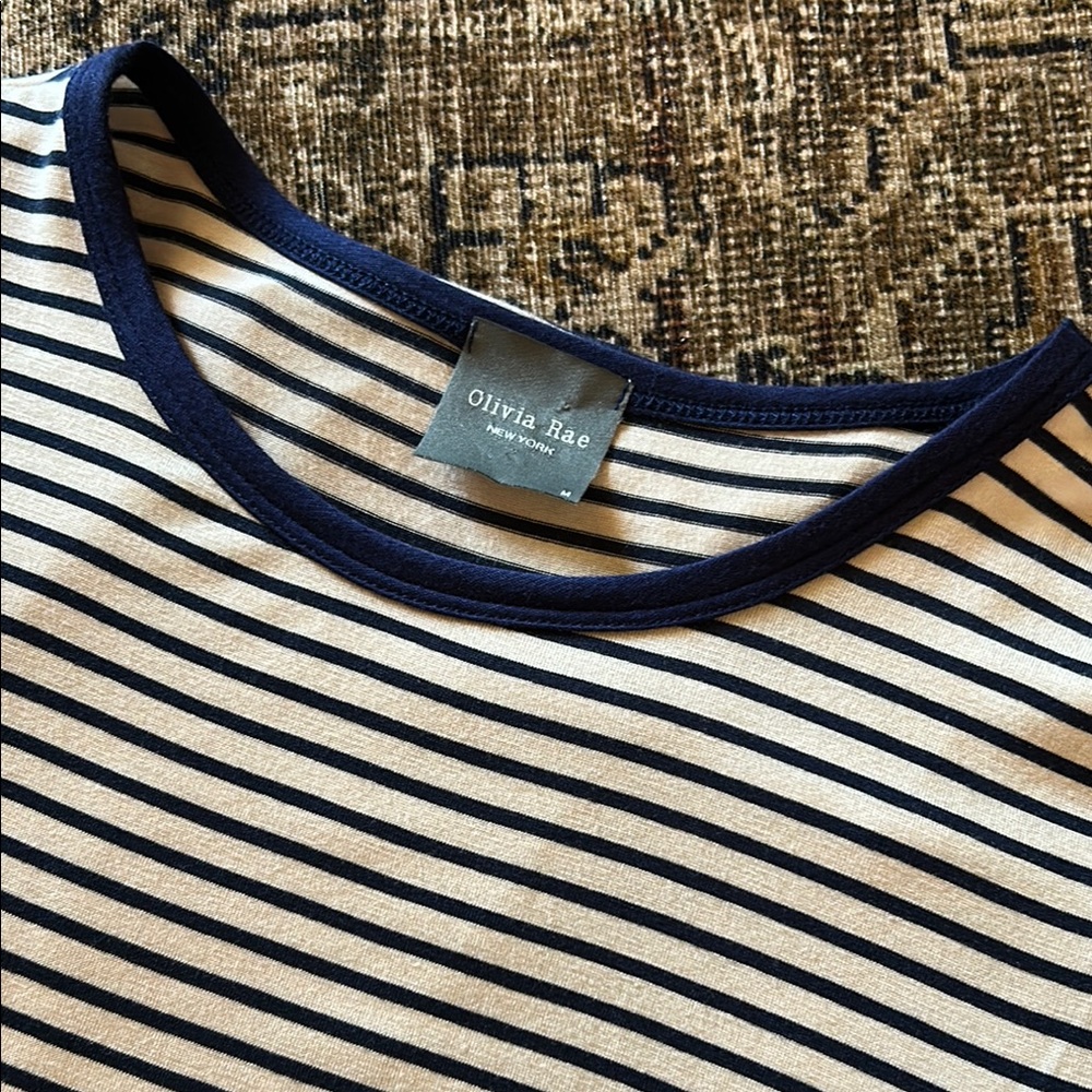 Olivia Rae Striped Maxi Dress